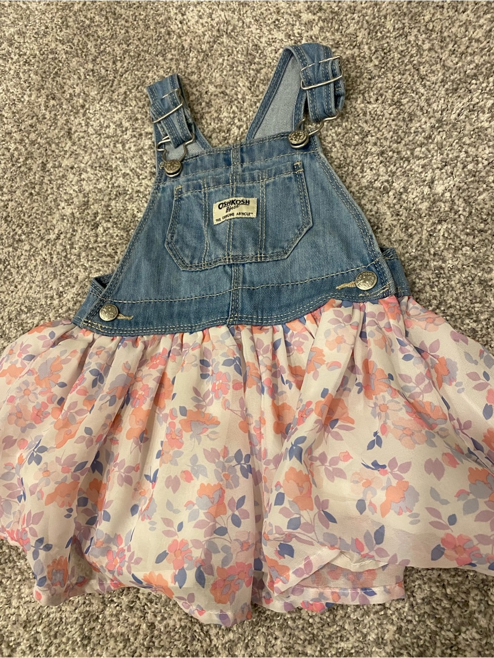 18m Denim Jumper Dress